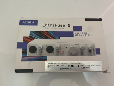 Arturia Minifuse 2 Interface White