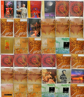 CHICAGO LYRIC OPERA PROGRAMS 2004-2018 - PICK 'EM - BUY MORE SAVE MORE -
