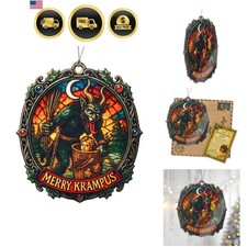 Krampus Christmas Ornament 2026, Gothic Tree Ornament, Dark Holiday Decor, My...