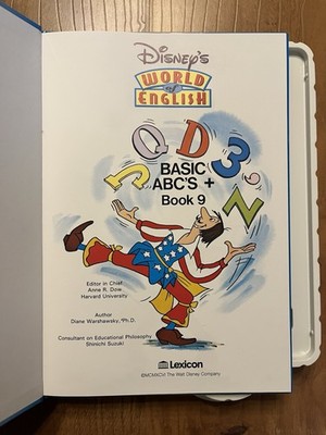 Disney's World Of English 9 Collectible Learning Books Cds & DVD