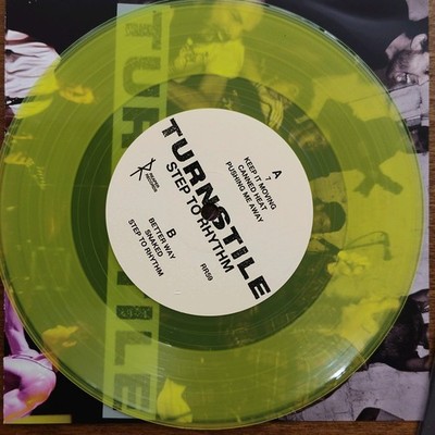 Turnstile Step 2 Rhythm Vinyl 7'' Lime Green Reissue Reaper Records New