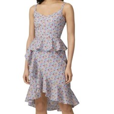 Size 4 J. Crew Liberty Floral Fabric Sosi Ruffle 100% Cotton Sleeveless Dress