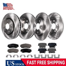 Front & Rear Rotors + Brake Pads for Dodge Charger Challenger Magnum 300 US