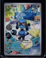 Pokemon TCG Riolu 215/198 Scarlet & Violet Illustration Rare NM