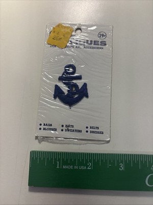 Nautical Anchor Embroidered Applique 