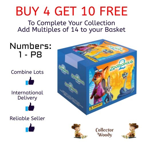 ZOOTOPIA 2 - DISNEY Sticker Singles - Panini 2025 - Zootropolis 2 #1 to P16