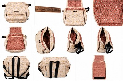 Petunia Pickle Bottom Disney Beauty & The Beast Diaper Bag Backpack Rose Gold