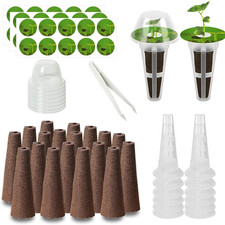 73Pcs Seed Pod Kit for Aerogarden, Hydroponics Garden Accessories for System Com 0.23 per gallon