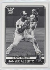 2020 Topps Big League Black & White 5/50 Hanser Alberto #173 fm0