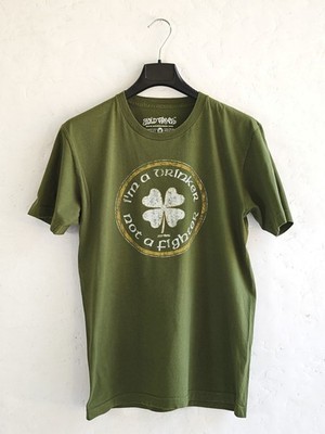 Vintage T-Shirt, Retro Grafik Solid Threads Größe M