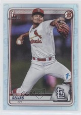 2020 Bowman 1st Edition Sky Blue Foil Alvaro Seijas #BFE-60 02jh