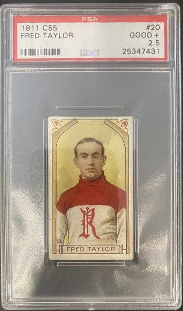 1911-12 C55 # 20 Fred "cyclone" Taylor PSA 2,5