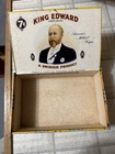 GOOD USED VINTAGE KING EDWARD THE SEVENTH IMPERIAL SWISHER CO TOBACCO CIGAR BOX — photo 7