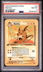 Raichu 29/62 Fossil 1st Edition Non-Holo Rare