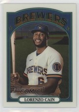 2021 Topps Heritage High Number Chrome 580/999 Lorenzo Cain #660 2f9