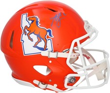 Ashton Jeanty Boise State Broncos Autographed Riddell Throwback Authentic Helmet