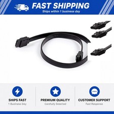 Monoprice SATA 6Gbps Straight Cable with Lock Inchg Latch - 0.83 Feet - Black 