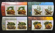 MALAYSIA 2009 TUBER PLANTS Set of 4V pairs top frame SG#MS1596-1599 MNH