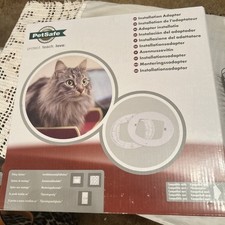 Petsafe Easy Install Microchip Cat Flap Installation Adaptor, Glass Door  Wall