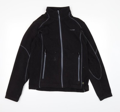 Schwarzer Pullover mit durchgehendem Reißverschluss Jungen UK Größe XL Ayacucho