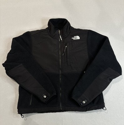 The North Face Denali Fleece Jacket Womens Medium Black Full Zip Sherpa Hiking