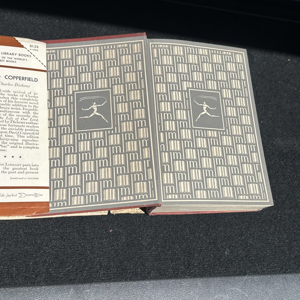 Vintage "David Copperfield" Modern Library Charles Dickens HCDJ 1950 — 第 2/4 张图片