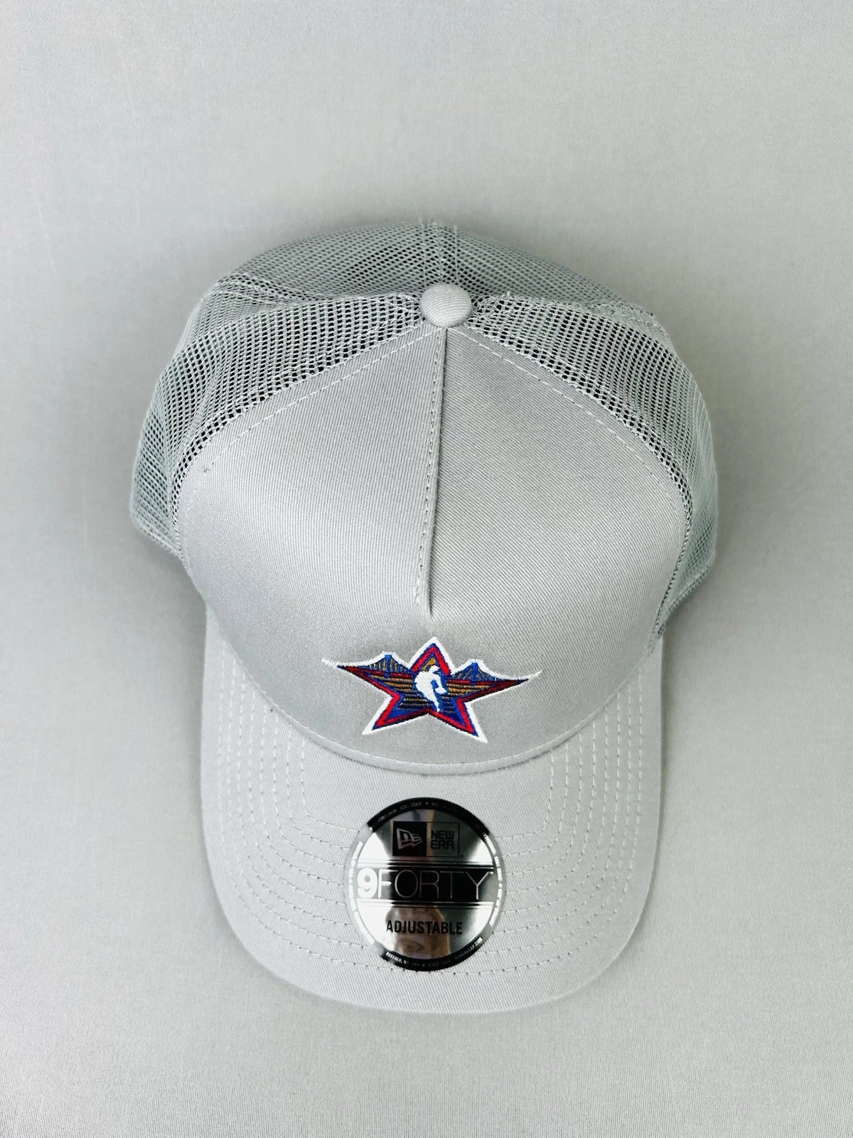 NBA All Star Game Logo New Era Grey SnapBack Adjustable Cap Trucker Hat NEW