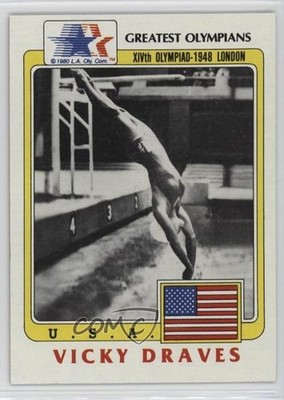 1983 History's Greatest Olympians Vicky Draves #79 0ry1