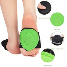 1Pair Elastic Orthopedic Insole Flat Foot Corrector Arch Support Pain Relief Pad