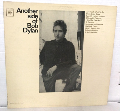 BOB DYLAN: Another Side Of Bob Dylan Vinyl LP 1964 2-EYE CL 2193 Mono VG+/VG+