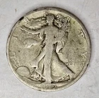 1919-P Walking Liberty Half Dollar - RARE KEY DATE - Rim Damage - FREE SHIPPING!