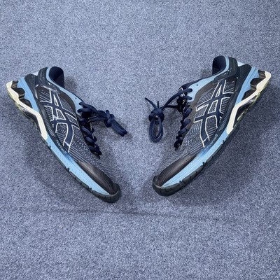 Asics Gel-Kayano 26 Running Shoes Men s 11.5 Black Blue White 10111A541 D6