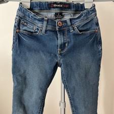 Jordache Girls Skinny Jeans Adjustable Waist Dark Wash Size 7 Regular