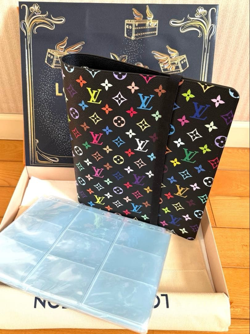 Louis Vuitton Takashi Murakami Monogram Mulicolor Binder GI1505