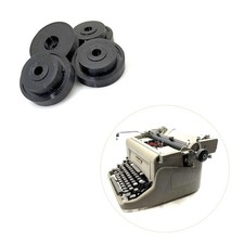 x4 New Replacement Rubber Feet for Underwood Golden Touch Standard Typewriter thumbnail