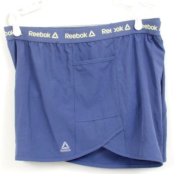 Reebok Women's Relaxed Shorts Plus Size XXL with Pocket Yoga Workout Gym Running