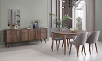 Essgruppe Garnitur Esszimmer Esstisch Set 9Tlg Esszimmer Braun Holz