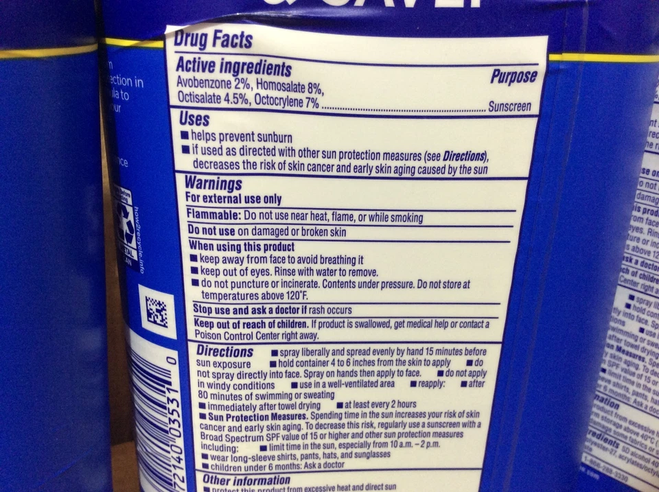 Coppertone Sport 4-в-1 Performance SPF 30 солнцезащитный спрей 5,5 унц 02/2026, 6 банок - Изображение 3 из 3