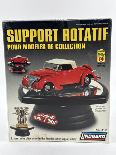 Lindberg Motorized Rotating Display Stand 360° 1/32 Model Cars Unbranded