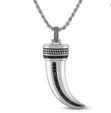 Collana uomo corno diamanti neri 1933 by Esquire