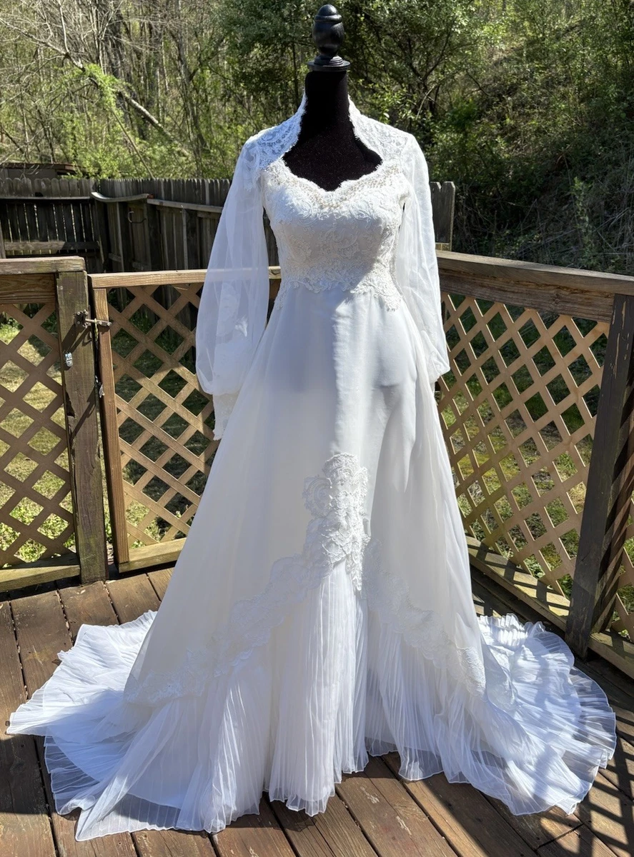Lace Chiffon Wedding Dresses for sale | eBay