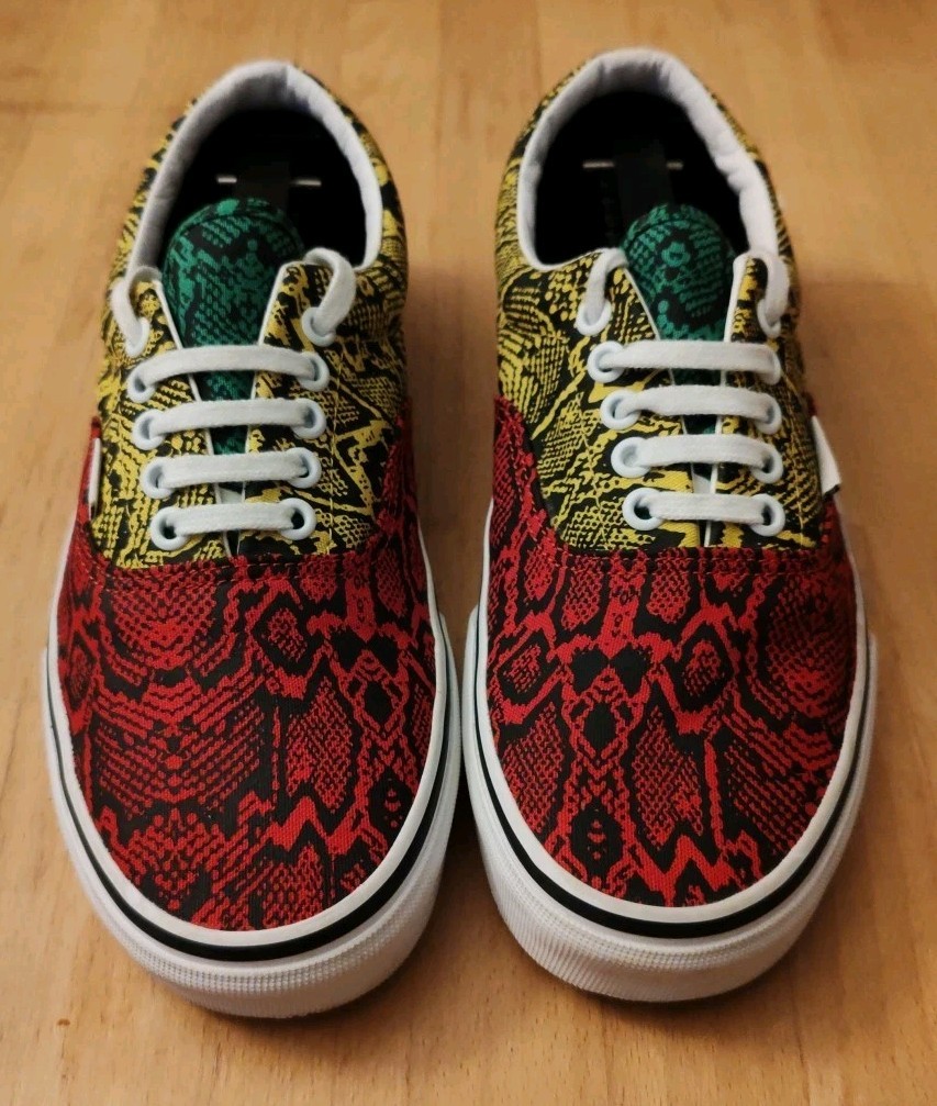 VANS ERA Multi Python/Rasta - Red Yellow Green Sn… - image 2