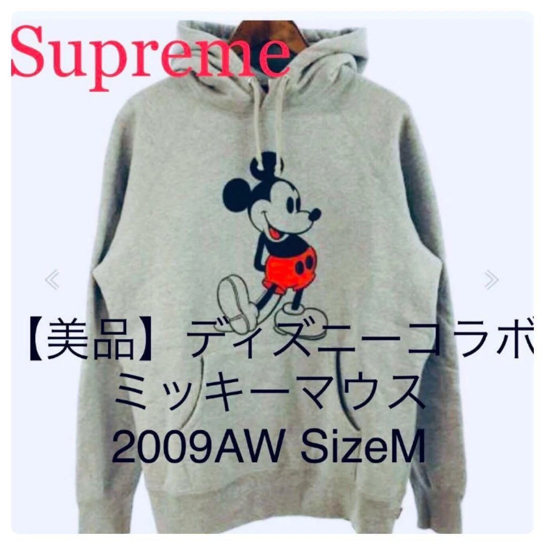 Streetwear emblématique homme Supreme M Disney Collaboration Mickey Mouse 2009 taille Aw