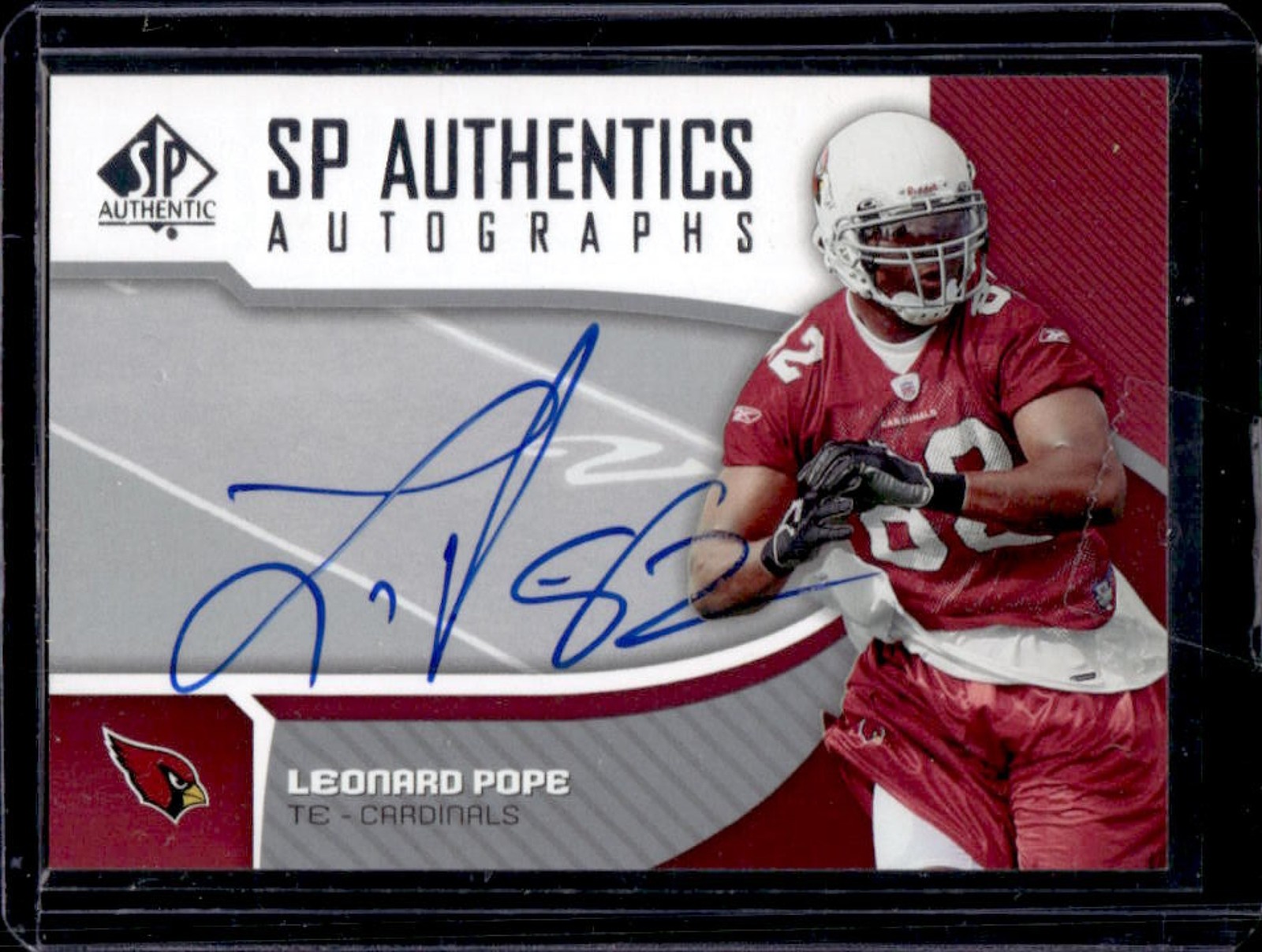 Leonard Pope SP Authentic Autos #SPLP Base