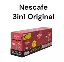 Nescafe 3in1 Original Instant Coffee Full Box, 11x6  Sachets