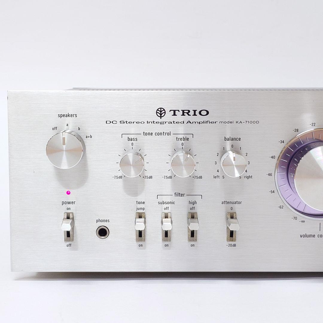 TRIO KA-7100 ステレオインテグレーテッドアンプ TRIO KA-7100D Integrated Amplifier Vintage Stereo Amp Tested Japan