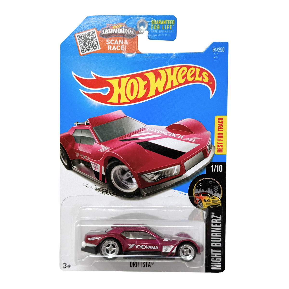 Hot Wheels Super Treasure Hunt Driftsta Nightburnerz 1:64 Diecast