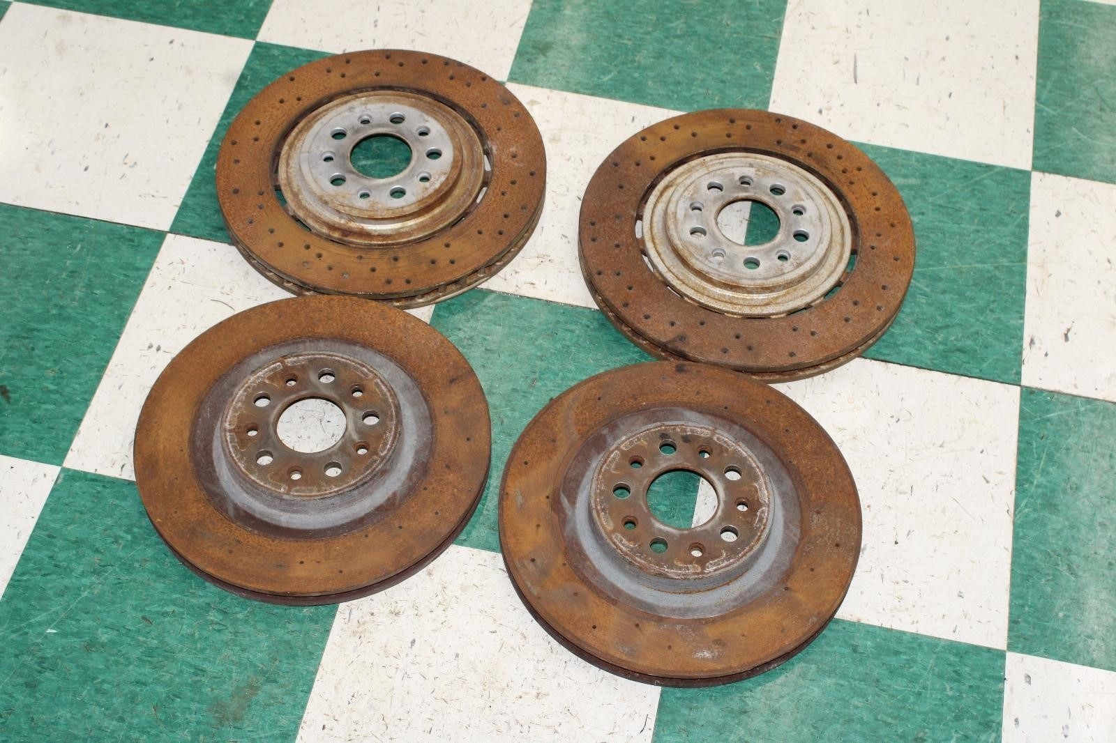 14-20 Ghibli 3.0L Front Rear LF LR LH RH RF RR Brake Rotors Set 4x Factory OEM