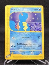 Squirtle 132/165 Common Expedition Base Set Pokemon #1
