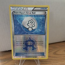 Pokemon TCG Double Crisis Team Aqua's Great Ball 27/34 Rev Holo Uncommon ENG on eBay